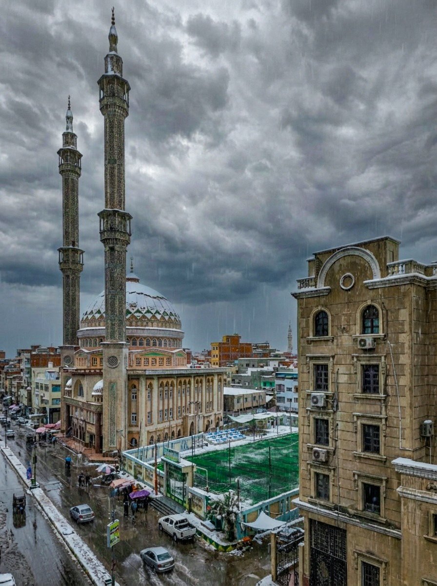 الشتاء في ميت سلسيل