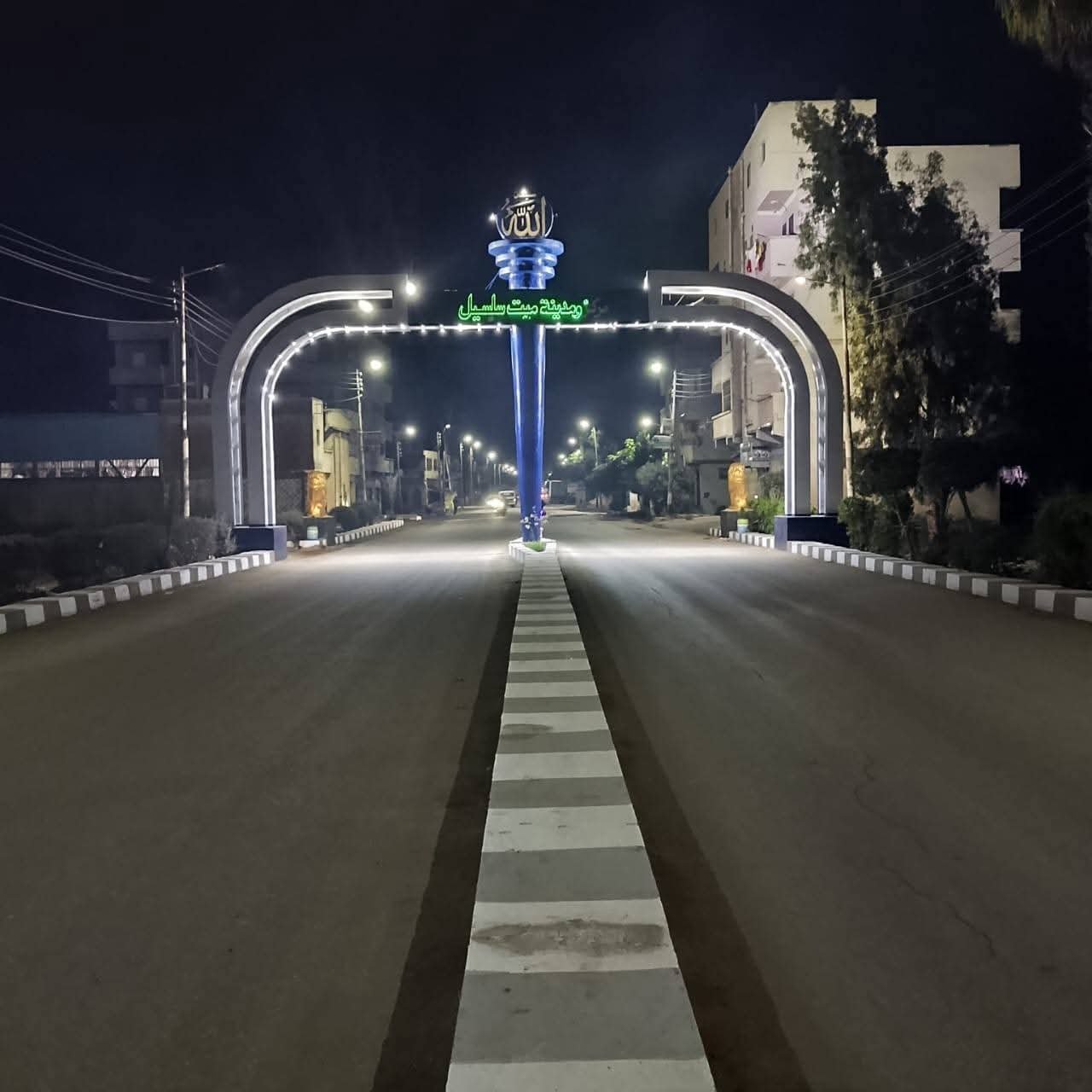 مدخل المدينه بعد التجديد